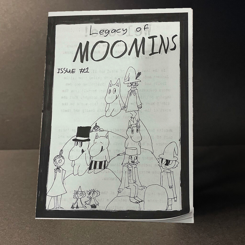 Photo of Moomins fan zine
